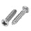 4 Pcs Electric Guitar Roller String Tree String Retainer - Silver 7