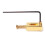 Rektangelgitarrbrosadlar för  Strat Stratocaster Tele Telecaster Elgitarrbyte, Guld (Pack med 12) 3