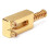 Rektangelgitarrbrosadlar för  Strat Stratocaster Tele Telecaster Elgitarrbyte, Guld (Pack med 12) 5