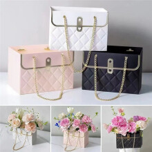 16PCS Flower Box Rose Packaging Box Valentine'S Day Birthday Party Gifts Wrapping Paper Bag Gift Box,A