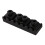 2X 7 String Locking Nut Electric Guitar Nut Tremolo Bridge 48mm (Black) 3
