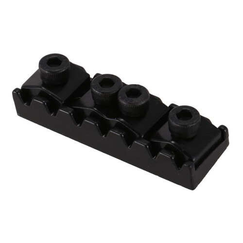 2X 7 String Locking Nut Electric Guitar Nut Tremolo Bridge 48mm (Black) 2