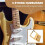 6 Roller Sadel 6 Strings Humbucker Guitar Bridge för Telecaster Guitar (Guld) 5