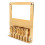 6 Roller Sadel 6 Strings Humbucker Guitar Bridge för Telecaster Guitar (Guld) 7