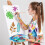 32 Pieces Leaves Stencil Reusable Sheet Painting Stencil Sheet Wall Stencil Leaf Pattern Template Tropical Leaf Reusable 4