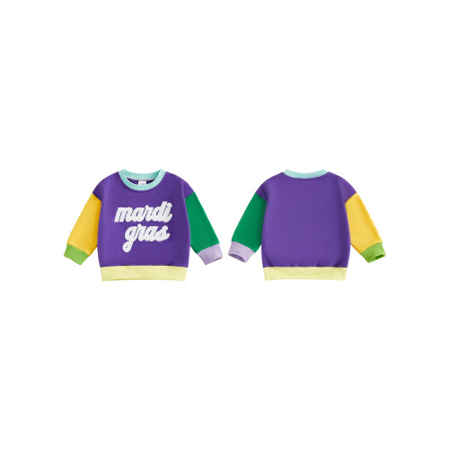 (6-12 Months, Purple) Παιδικό φούτερ μακρυμάνικο και κορίτσια 1