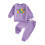 (0-6 Months, Purple) Conjunto de dos Mardi Gras. 1