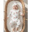 (Newborn, White) Set de 2 cu căciulă. 5