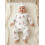(Newborn, White) Set de 2 cu căciulă. 7