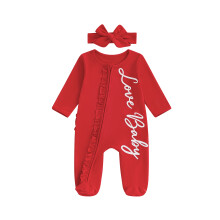 (Newborn, Multi-Color) Valentinstags-Outfit für Babys: Schleifenband (2-teilig)
