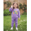 (0-6 Months, Purple) Conjunto de dos Mardi Gras. 6