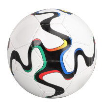 Balón de fútbol de PVC tamaño 5, engrosado y a prueba de agua.
