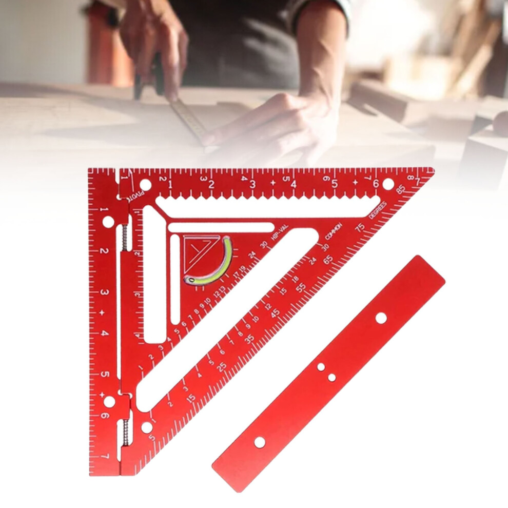 Aluminium Alloy Rafter Square Tri Ruler