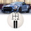 White Black 5 Speed Manual Shift Knob for Mustang 11