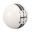 White Black 5 Speed Manual Shift Knob for Mustang 6