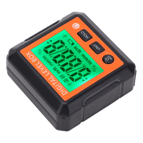 Digitale Nivellierbox Magnet-Inclinometer 490 Orange