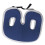 Breathable Dark Blue Support Cushion for Sciatica 43x35x12cm 2