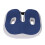 Breathable Dark Blue Support Cushion for Sciatica 43x35x12cm 5