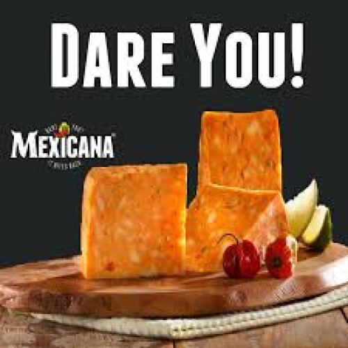 Mexicana Cheddar Cheese With Chilli Peppers 750g Thick Slices 1