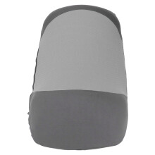 Ergonomic Lumbar Support Pillow 55x26x11cm Memory Foam Black Gray