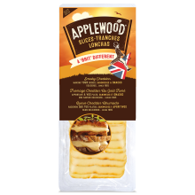 Applewood Smoked Cheddar Cheese Slices 750g , Thick Slices