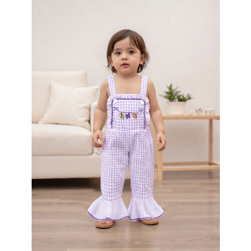 (18-24 Months, Purple) Oλόσωμες Φόρμες MardiGras βολάν, φόρμες 2