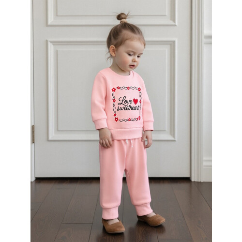(2-3 Years, Pink) Conjunto infantil para e calça. 2