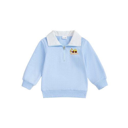 (6-12 Months, Blue) Φούτερ νήπια με μακριά μανίκια