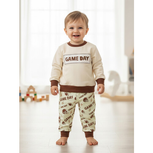 (18-24 Months, Yellow) Παιδικό σετ 2 φθινοπωρινή εμφάνιση. 2
