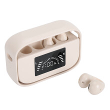 Open Ear Clip On Headphones Bluetooth 5.3 Waterproof Wireless Earbuds Gold