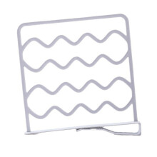 Graue Plastik-Regaltrennwände für Kleiderschrank & Bücherregal, 150g