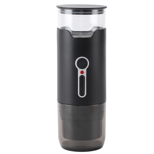 Rechargeable Mini Coffee Maker 15 Bar USB Portable Wireless Black 2