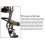 Universal Adjustable Faux Leather Bow Wrist Sling for Competition 6