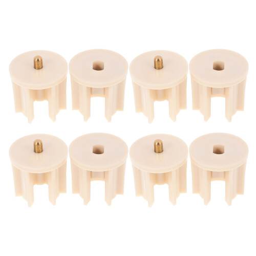 40Pcs Roller Blind Replacement PP Clutch Plugs Beige for Home Use 2