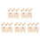 40Pcs Roller Blind Replacement PP Clutch Plugs Beige for Home Use 4