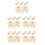 40Pcs Roller Blind Replacement PP Clutch Plugs Beige for Home Use 6
