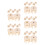 40Pcs Roller Blind Replacement PP Clutch Plugs Beige for Home Use 10