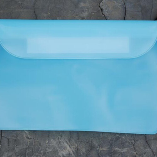 Waterproof PVC Waist Pack with Touchscreen Dry Bag, Light Blue 2