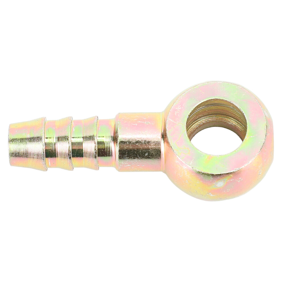 M10 To 3/8In Steel Push Barb Hose Adapter For Fluid Systems 9451385762532