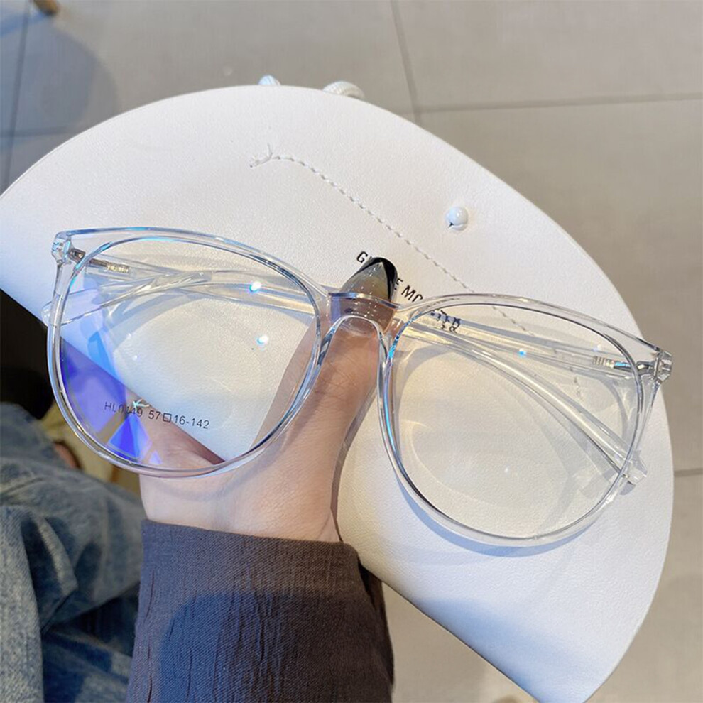 Penghui-Toys Blue/Light (Transparent, Transparent Color) Retro Blocking Glasses For Gaming & Reading