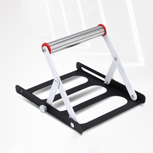55-135mm Adjustable Material Rack for Cutting Machines, Foldable Support 1