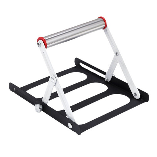 55-135mm Adjustable Material Rack for Cutting Machines, Foldable Support 2