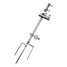 Stainless Steel Fishing Tripod Stand Adjustable Rod Holder