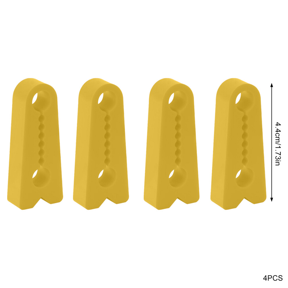 ( 4Pcs) Car Door Bumper Guard - Anti-Collision Rubber Strip Yellow 6017806810645