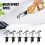 6-Pack Leak-Proof Oil Spouts for Bottles 8