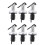 6-Pack Leak-Proof Oil Spouts for Bottles 10