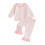 (6-12 Months, Pink) Σετ παντελονιών 2 μακριά μανίκια 1