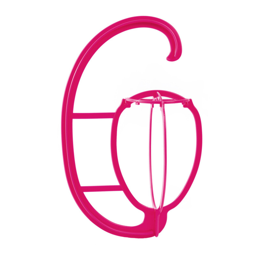 Penghui-Toys Pink (Pink) Wig Holder Hanging Bracket For Multiple Wigs & Hats