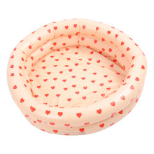 Rundes pinkes Kinderbecken, 87 cm, aus dickem PVC, für den Innenbereich