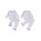 (6-12 Months, Purple) Σετ παντελονιών 2 μακριά μανίκια 2